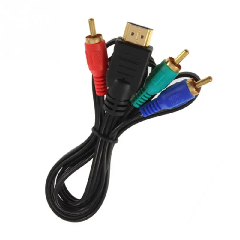 2019 Новый 1 M 1080 P HDTV HDMI Мужской до 3 RCA аудио видео AV адаптер для кабельного шнура