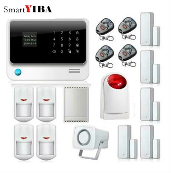 

SmartYIBA Home House Smart Residential Safety Security Alarms WIFI APP Control Relayout Strobe Siren Door Open Reminder Alarm