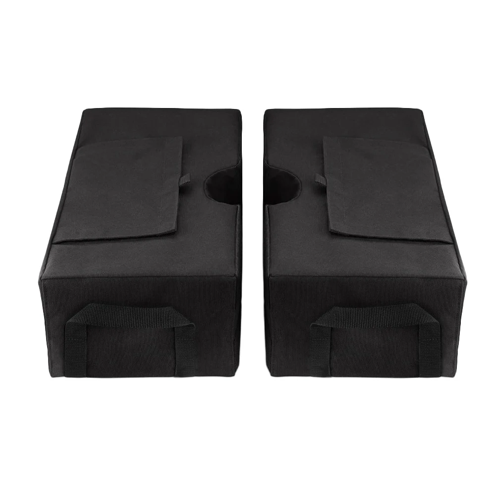 

Newly 2Pcs Detachable Umbrella Base Weight 18" Cantilever Outdoor Patio Umbrella Stand Accessories BF88