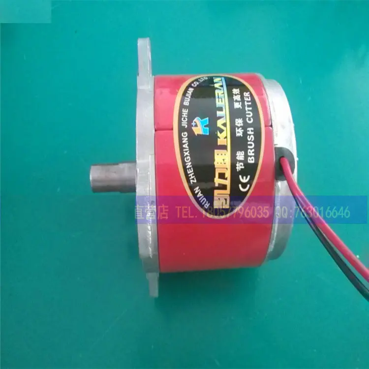 DC 24V500W 48V800W 6000-7000RPM 1.25 / N.M DC electric lawn mower motor charging grinder DC motor with fan blades 1pcs superior quality dc motor brush dc motors 775 8016 12v lawn mower motor