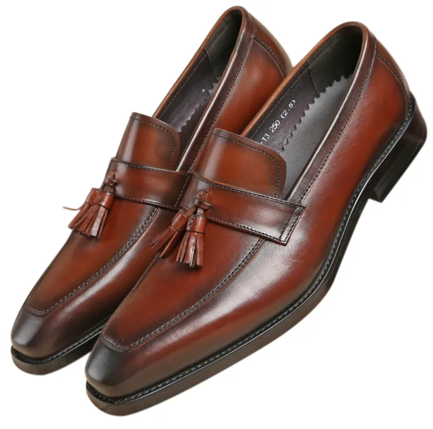 Boys tan wedding shoes Clearance