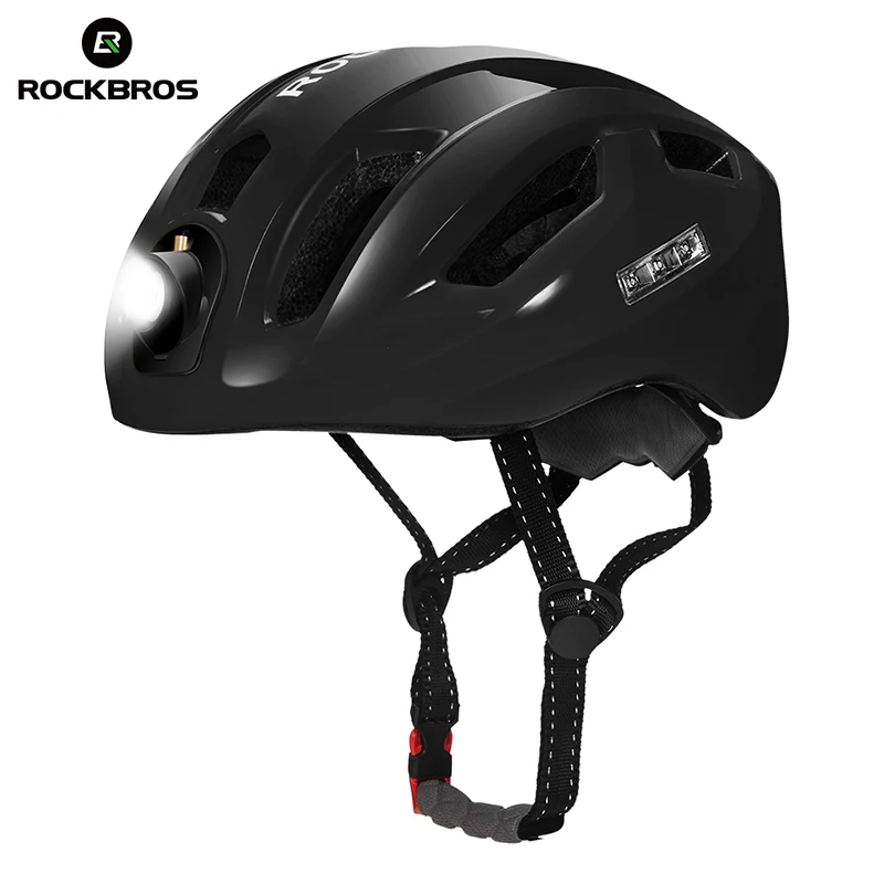 ROCKBROS велосипедный налобный фонарь велосипедный шлем цельный велосипедный светильник шлем Спортивная Безопасность MTB велосипедная Кепка шлем для мужчин и женщин