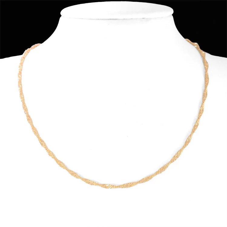 

Cute Kids Necklace Gold Chain Collar Baby Jewelry Collier Bebe Collares Bebek Kolye Colar Collana Bambino Colier Kettingen 6BN02