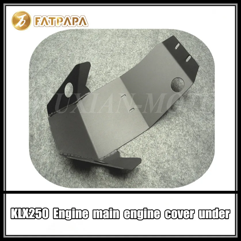 Motorcycle Accessories aluminum under the engine cover Fit For Kawasaki KLX250 KLX 250 Engine guard