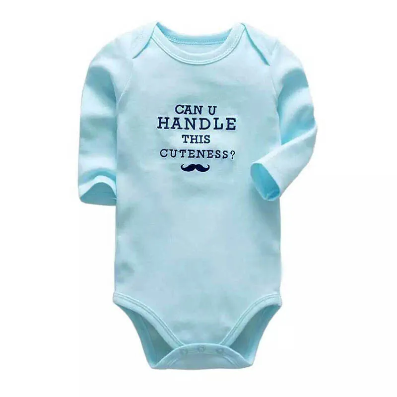 Baby Bodysuit 100% Cotton Long Sleeve Underwear Infant Boys Girls Clothes Sets baby bodysuit cotton romper