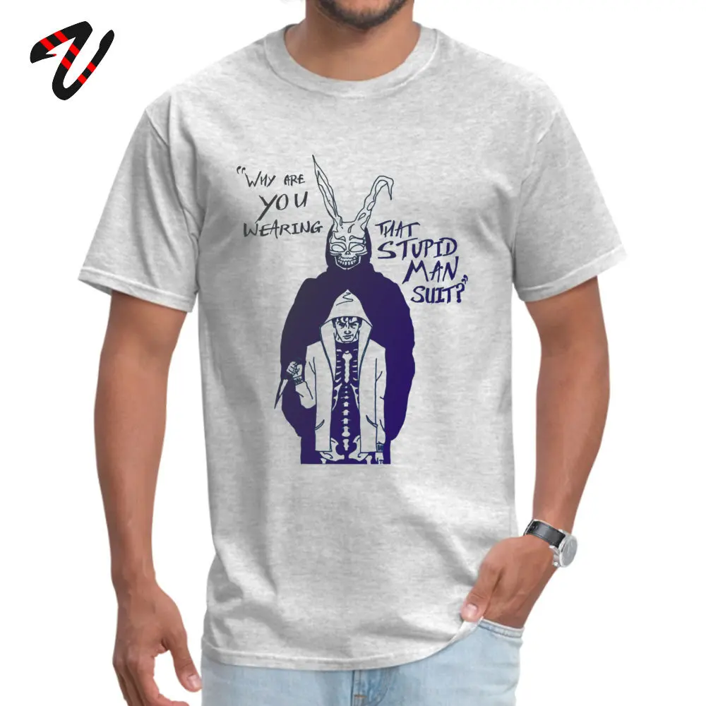 Normal Donnie darko Personalized Short Sleeve Mother Day Tees Prevailing Crewneck Cotton Tops T Shirt Mens Top T-shirts Donnie darko11992 grey