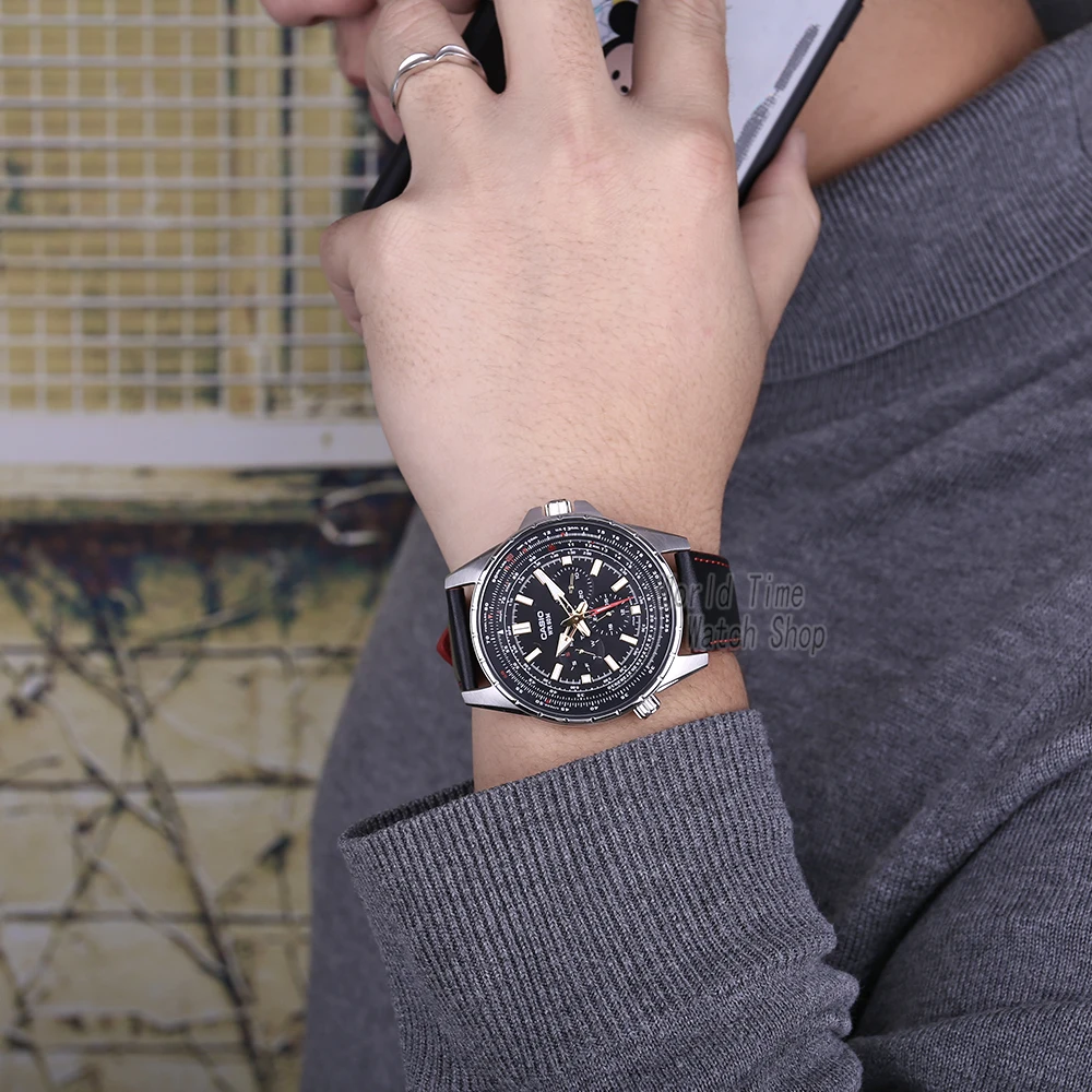 casio часы мужские летные лучший бренд класса люкс набор кварцевые 50 м
