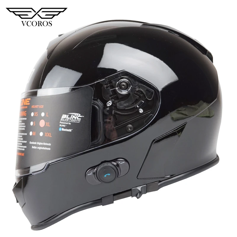 

Vcoros BlueTooth Full Face Motocycle Helmet Man Woman With inner Lens And Optional Visor capacete de motocicleta