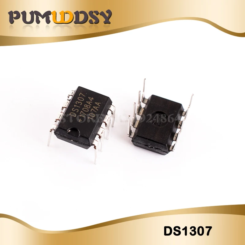 

10pcs DS1307 1307 DIP-8 Real Time Clock 64x8 Serial I2C RTC new original