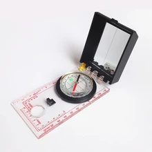 Кемпинг направленный беговые гонки пеший Туризм специальный компас опорная плита линейка карта компас со шкалой оборудование со светоотражающим зеркалом