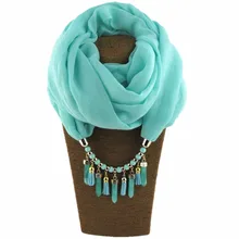 The New pattern Solid Tassel Scarf For Women ALL Seasons Elegant Pendant Scarf Female Jewelry Scarves Mujer Colgante Bufanda britain flag letter landmark pattern tassel scarf