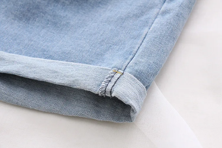 Однотонные женские джинсовые шорты с карманами Harajuku Лето ropa mujer одежда тонкие короткие брюки Feminino повседневные джинсы