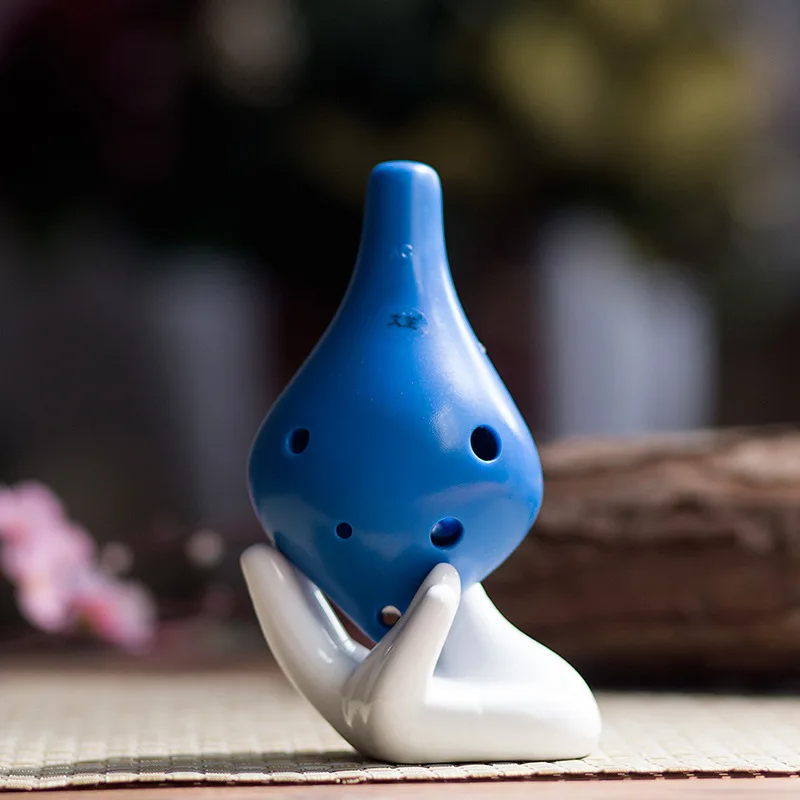  Plastic 6 hole ocarina alto C ocarina School shop wholesale six holes AC round nose teaching promot - 32890448046