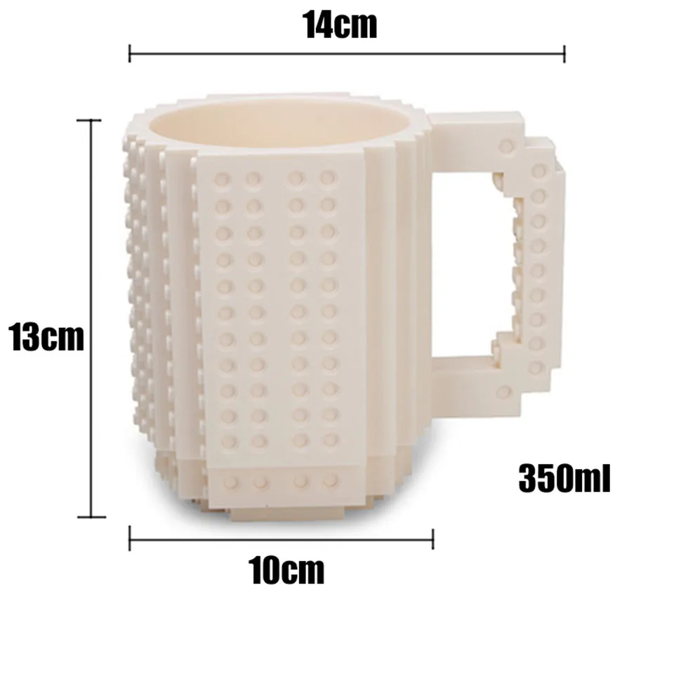 Building Blocks Mug Creative Plastic Unbreakable Coffee Tumbler Building Blocks Mug Creative Plastic Unbreakable Coffee Tumbler Embling Of Diy Embly Mugs 350ml Christmas Gift In From Home Garden