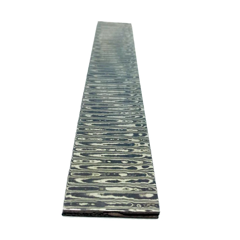 VG10 Water ripple DIY knife Damascus steel Rose Sandwich Pattern steel Knife blade blank Heat Treated