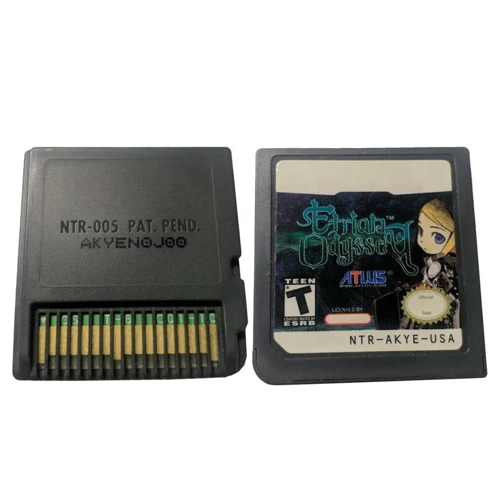 

US Version Etrian Odyssey 2007 Cartridge Game Card for Nintendo DS Consoles US Version Etrian Odyssey Game Card