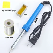 Электрическая паяльная ручка Сварка Электронное обслуживание паяльная Оловянная линия семьи паяльник 60 Вт