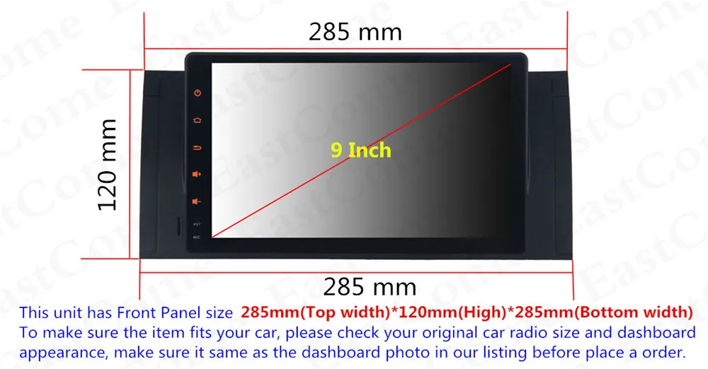 Discount 1024*600 Android 8.1 Quad 4Core Car DVD Player For BMW 5 Series X5 E53 E39 E39 M5 GPS Navigation Radio Stereo BT WIFI 0