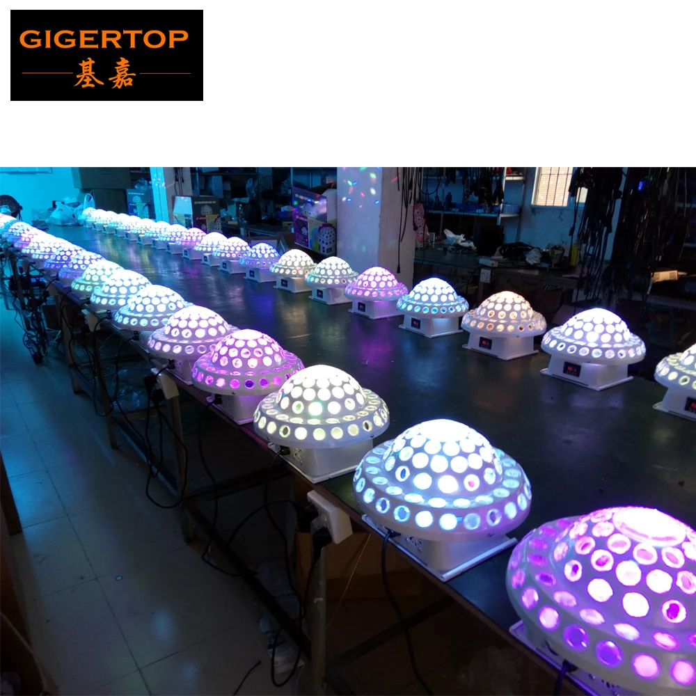 

Free Shipping 10/Lot DMX512 Disco DJ Stage Lighting Digital LED RGB Crystal Magic Ball stage Effect Light Good quality