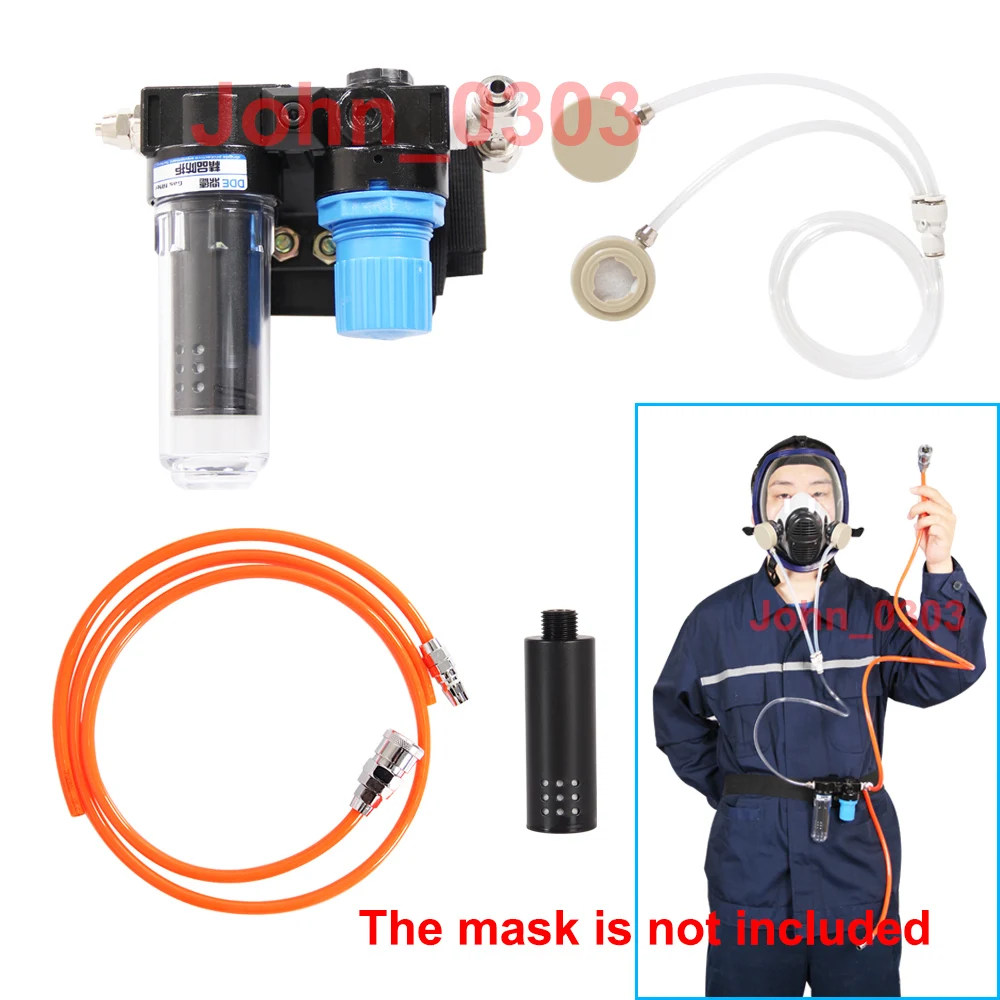 

Supplied Air Fed Respirator System For Painting Spraying Gas Mask Respirator
