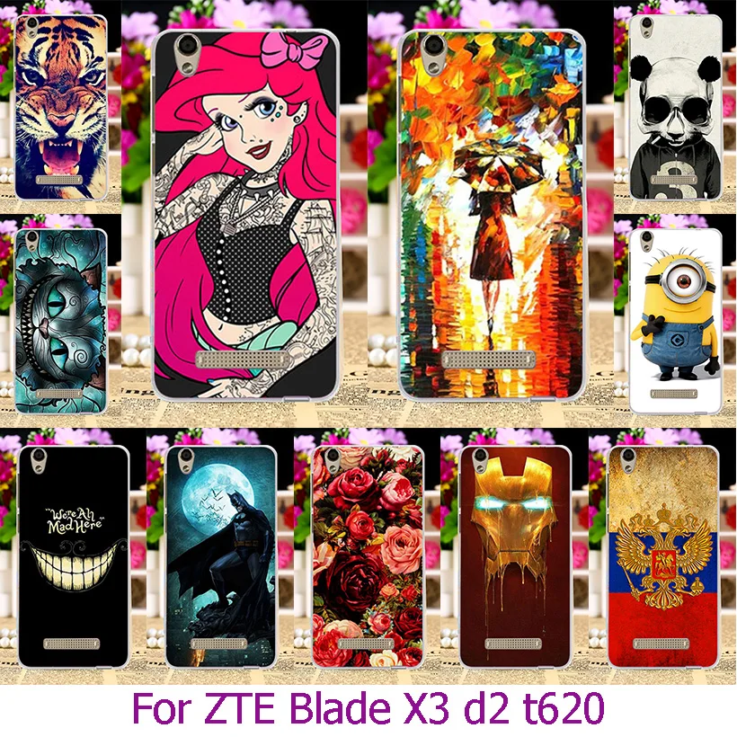 

Ojeleye Soft TPU Phone Case For ZTE Blade X3 D2 T620/ZTE Blade A452 Q519T Blade D2 Blade T620 5.0 inch Case Cover housing