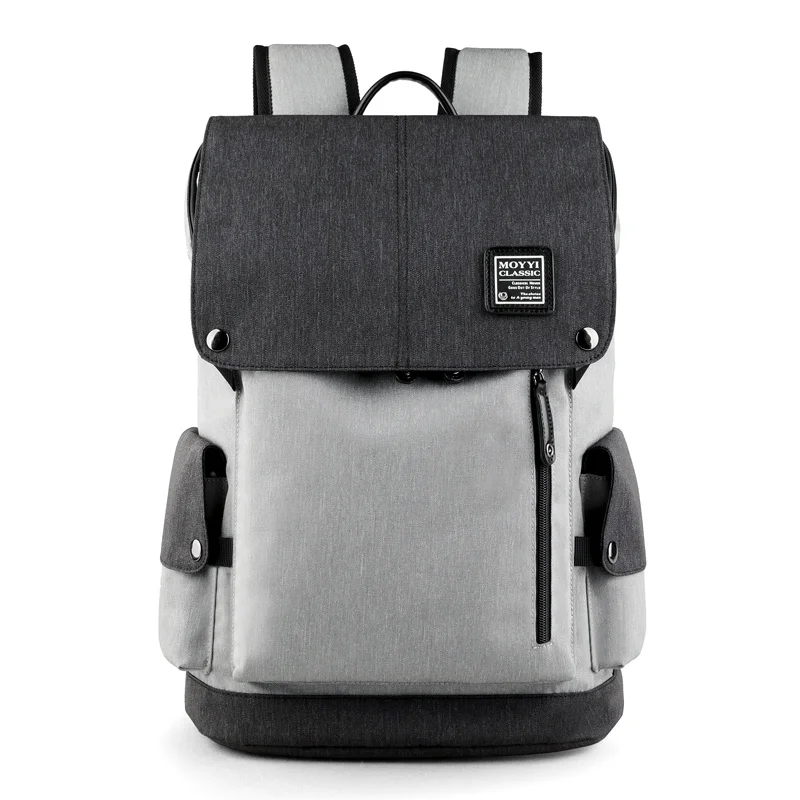 MOYYI внешний usb зарядка рюкзаки ноутбук компьютер рюкзаки противоугонные водонепроницаемые сумки для мужчин