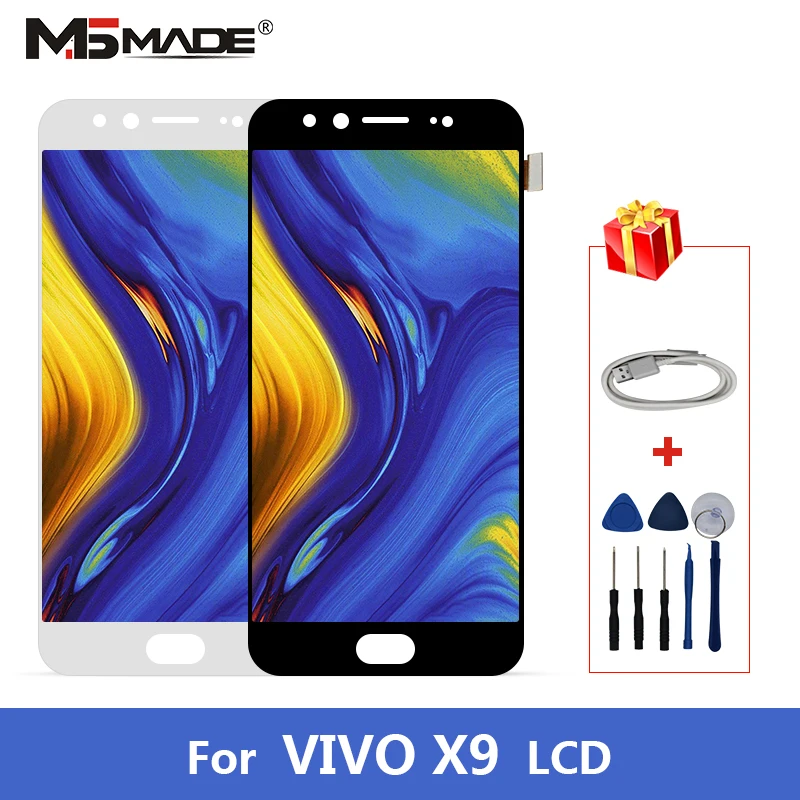 5," для VIVO X9 ЖК-дисплей с сенсорным экраном дигитайзер сборка части для Vivo X9 экран дисплея AAA Качество