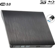 USB 3,0 Bluray Внешний Оптический привод 3D плеер BD-RE записывающее устройство DVD+/-RW DVD-RAM для Asus samsung acer Dell hp SONY lenovo