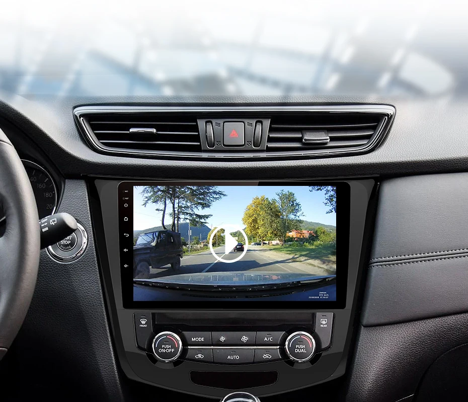 Top AWESAFE 2 din Android 8.1 Car Radio Multimedia video player gps navigation For Nissan X-Trail X Trail Qashqai 2014-2016 gps head 11