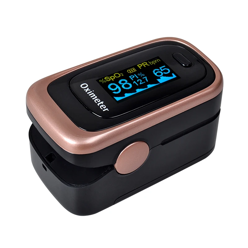 ELERA Finger Pulse Oximeter 4 Parameter SPO2 PR PI ODI4 Oximetro De Dedo 8 Hour Sleep Monitoring Pulsioximetro with Case
