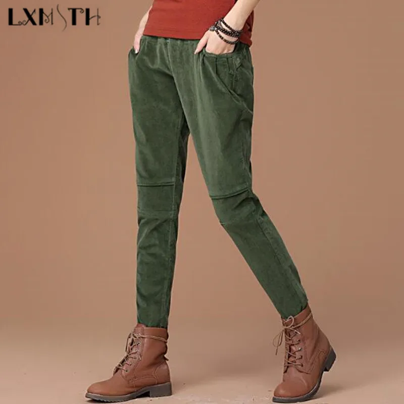 blush corduroy pants