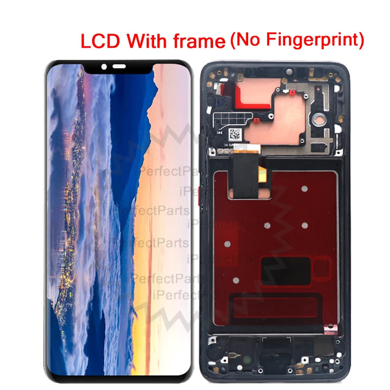 ЖК дисплей 6 39 дюйма для Huawei mate 20 Pro с рамкой сенсорный экран дигитайзер в сборе