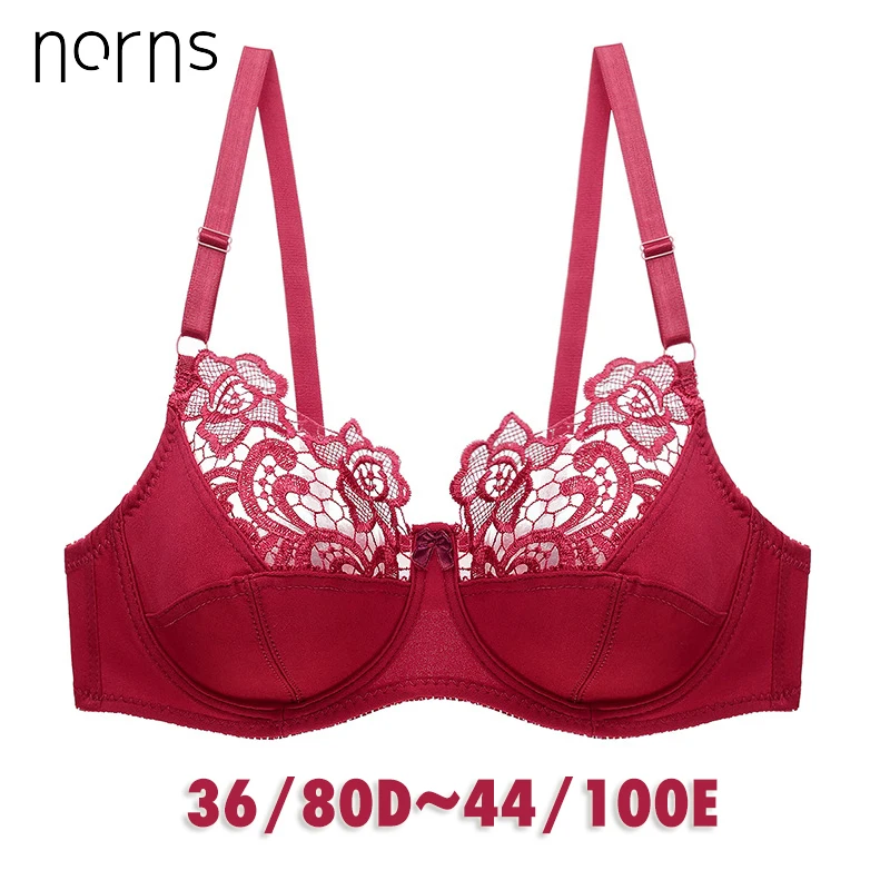 norns-2019-Sexy-Solid-lace-underwear-brassiere-dentelle-femmes-taille-D-E-grande-taille-Bralette-Ultra