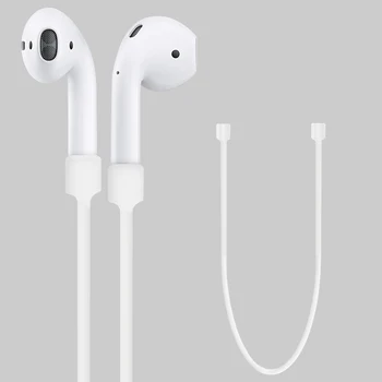 

For Apple AirPods Anti-Lost Strap Silicone Earphone Cables Accessories For Apple AirPods Anti Lost Rope Headphones Storage Strap