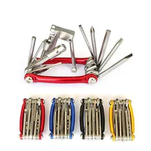 11 in 1 Multi Usage Bike Bicycle Repair Bike Tools Kit Hex Wrench Nut Tire repair Hex Allen Key Screwdriver Socket Extension Rod 15 in 1 folding bicycle repair tool set hex wrench screwdrivers nut tools hex key bicicleta multi bicycle repairing tools