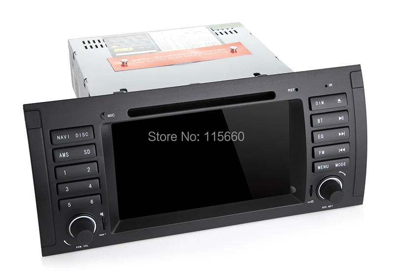 RoadRision Android 7.1.1 Quad core Car DVD for BMW 5-E39-E38 X5-E53 2