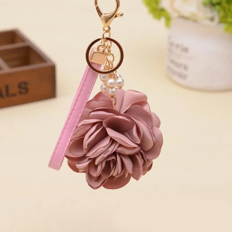 Женский романтический брелок Felyskep Camellia Rose с подвеской в виде цветов и пряжкой