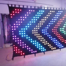 2 м по 3 м P100MM светодиодный эффект фон для видео