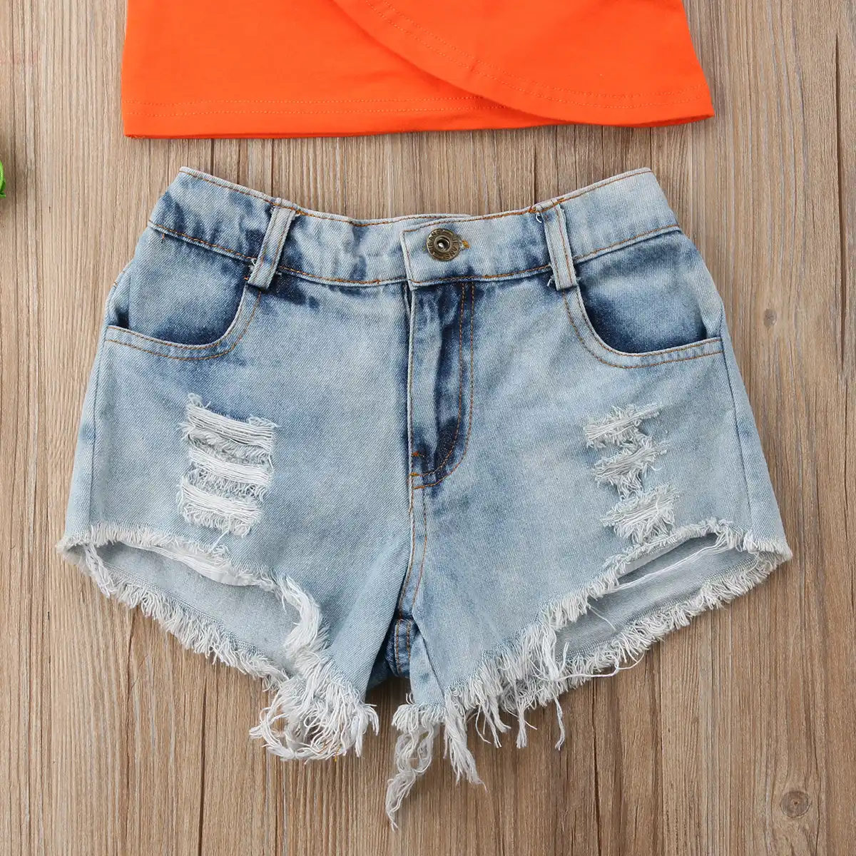 light blue shorts what color shirt