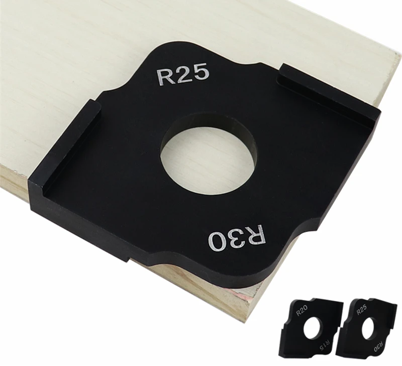 

Wood Panel Corner Radius Quick-jig Router Table Bit Jig Arc Angle Locator Corner Template For Trimming Machine FC0096