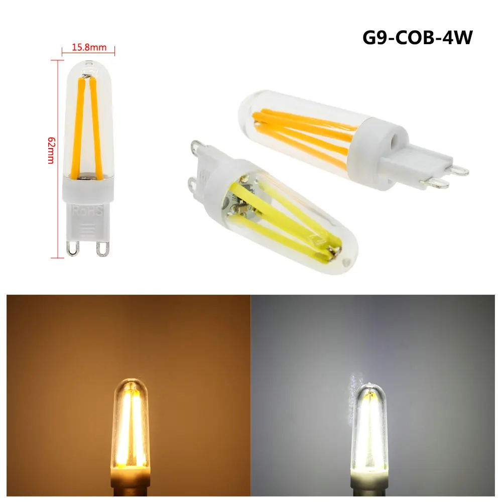 Светодиодные лампы G9 6 шт./лот 220 В переменного тока 3 Вт/4 Вт/5 Вт|g9 led bulb|corn bulblamp light |