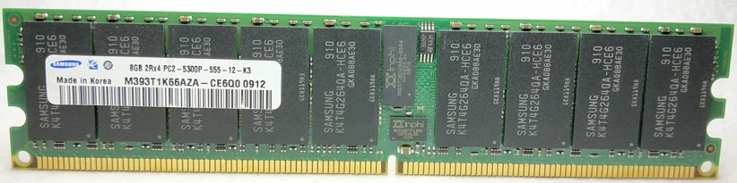 Серверная память Samsung 8 Гб DDR2 2Rx4 REG ECC RAM 667 МГц PC2-5300P 667 8G