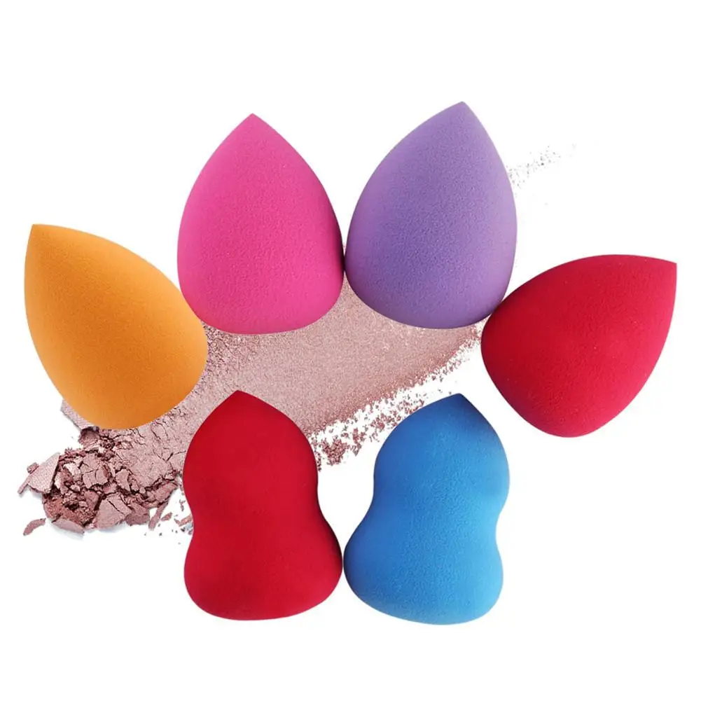 

6PCS/set Foundation Makeup Sponge Bigger In Water Cosmetic Puff Powder Puff Women's Makeup Foundation Sponge Beauty Make Up
