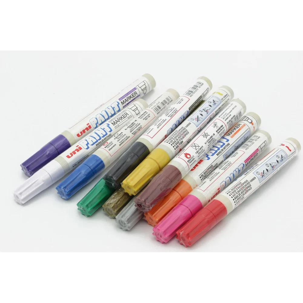 Tigofly 2 pcs/lot Fly Tying 12 Colors Permanent Marking Pens Waterproof