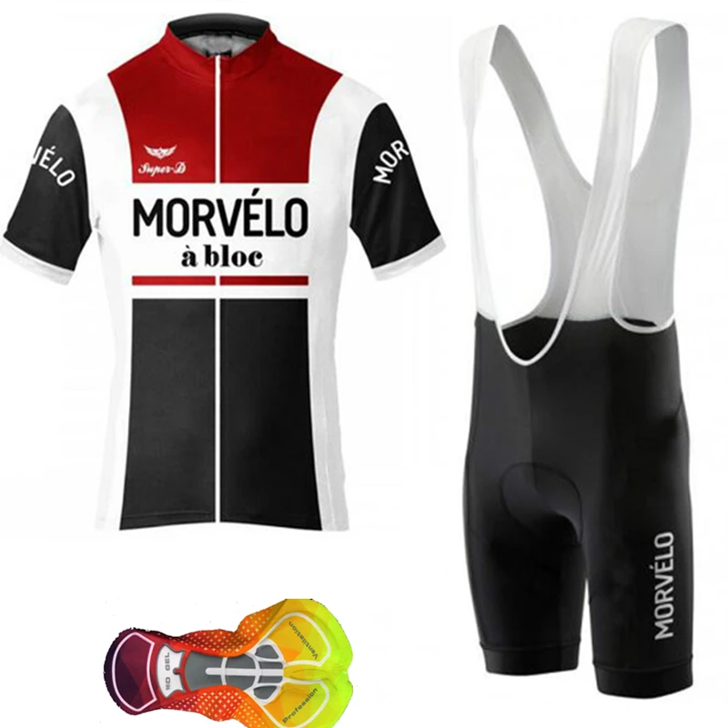 

Morvelo Cycling Jersey 2019 Bike Clothing Men Quick Dry MTB Bicycle Short Sleeve Set Shorts 16D Pad uniformes ciclismo hombre I7