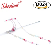 Красочные очки цепи, очки шнур держатель для очков Избегайте очков скольжения 10 шт D024