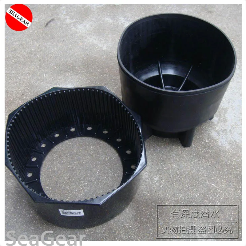 

SCUBA oxygen bottle Octagon Tank Boot 12L tank bottom protector plastic ( Aluminium tank / steel tank )