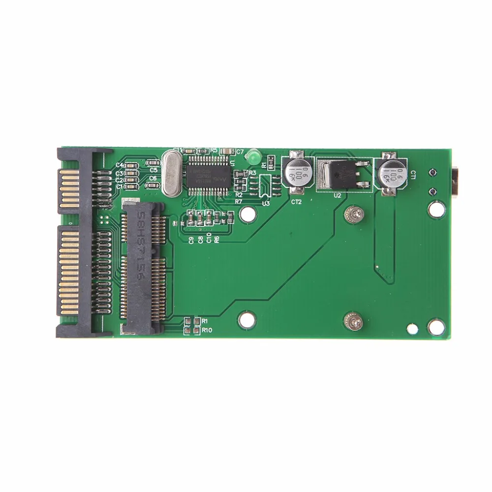 

New Converter card mSATA SSD Female To SATA Male Mini USB Converter Card Adapter Module hot