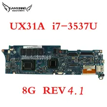 Original for ASUS UX31A Laptop motherboard UX31A2 REV4.1 Mainboard Processor i7-3537 8G Memory ZenBook 100% tested