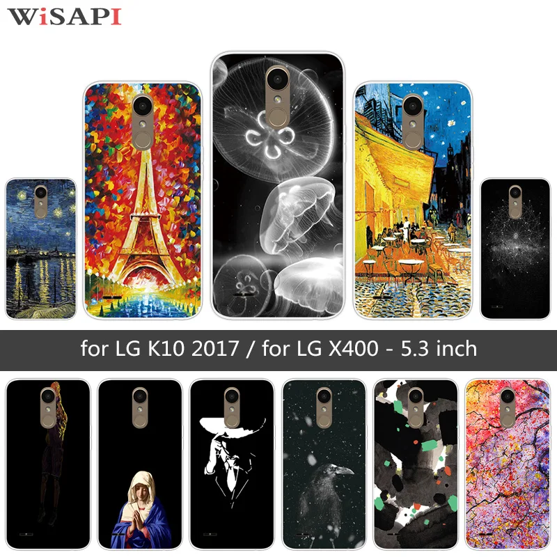 Мягкий ТПУ силиконовый чехол для LG K10 Медузы k10 k 10 сумка мобильного телефона